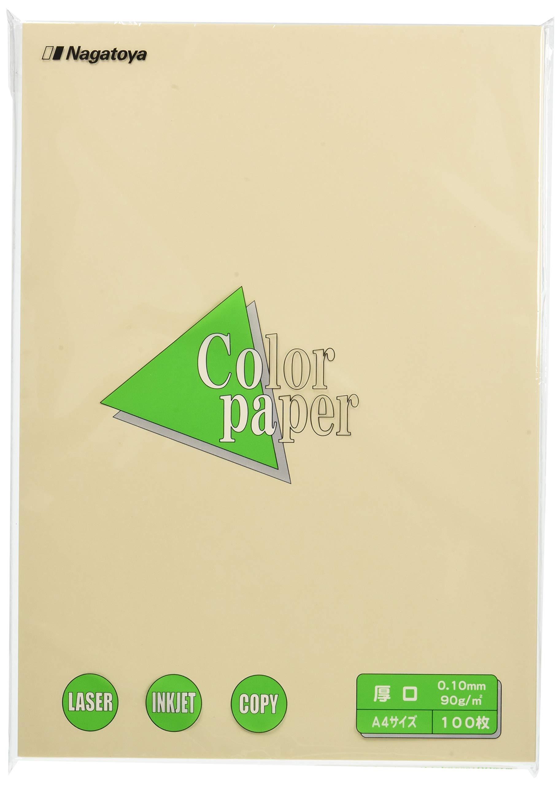 Na -3315 Nagatoya color paper A4 Heavyweight Ivory 100 Pack [0503315] (japan import)