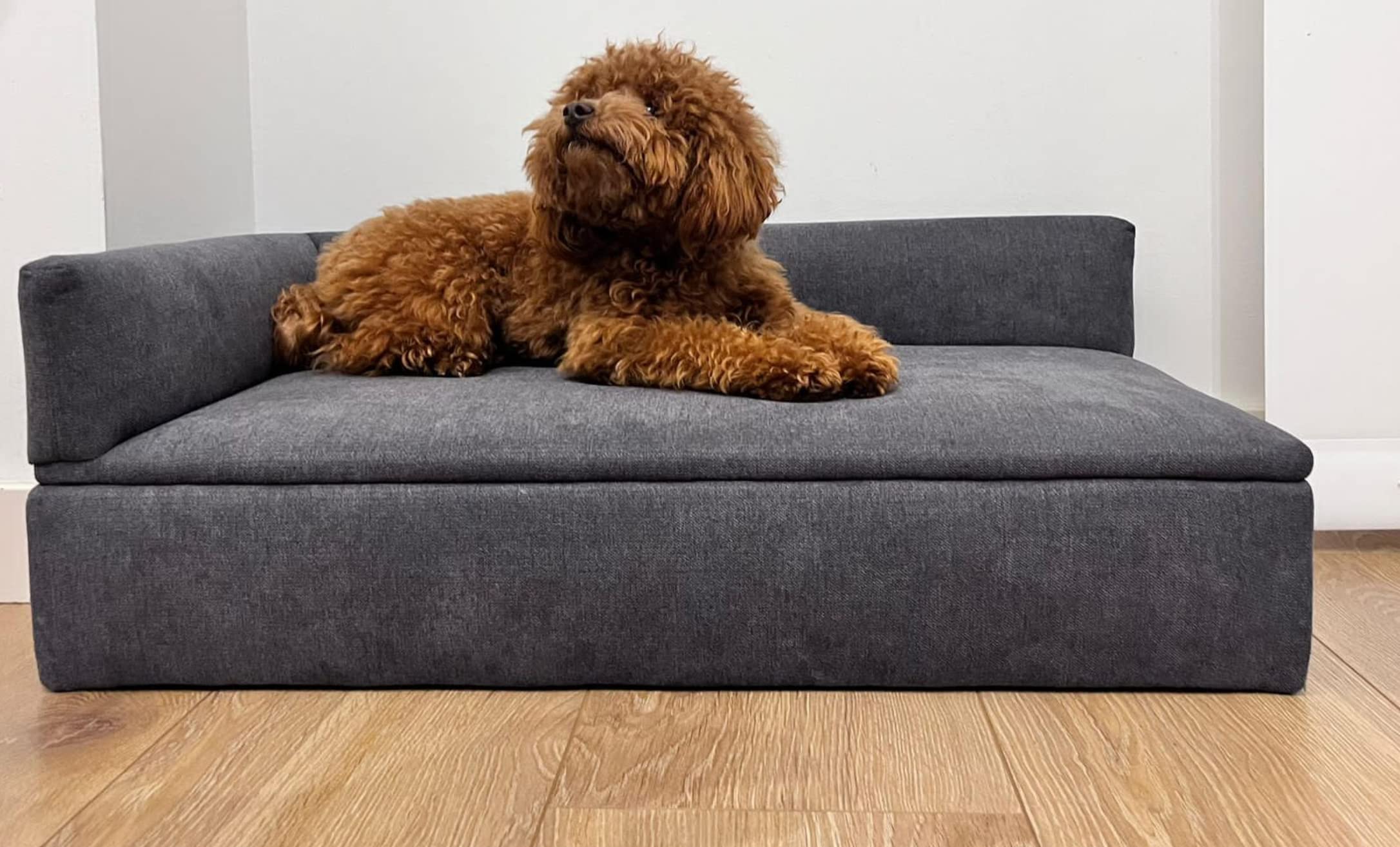 Skraut Home - Divano Letto Duque con Canapé | Animali Domestici, Cani o Gatti | Tessuto Speciale e Resistente | Comodo Schienale e Base Imbottita | 71 x 42 x 24 cm | Cani di Piccola o Media Taglia
