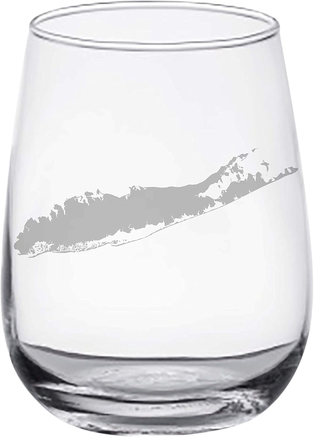 Long Island Map - Pint Glasses Set of 2