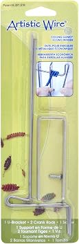 Artistic Wire Coiling Gizmo Econo Winder, 2 rods, 3.0 mm / 0.12 in and 2.0 mm / 0.08 in