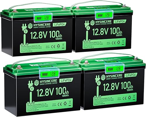 Miniatura 12 de Batería de litio LiFePO4 de 12 V y 100 Ah para motor de arrastre mini, con BMS de 120 A incorporado y protección contra bajas temperaturas, batería