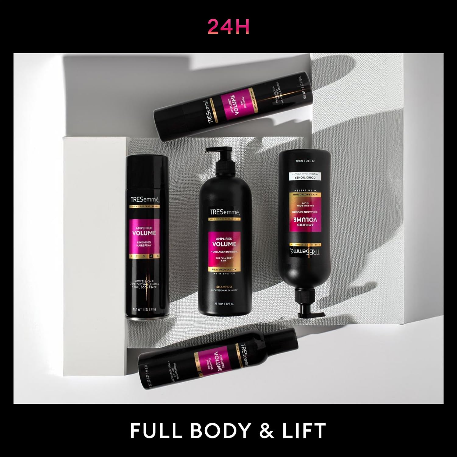 TRESemmé Amplified Volume Finishing Hairspray & Root Boost Spray – 24H Lift, Volumizing Hair Products - Image 9