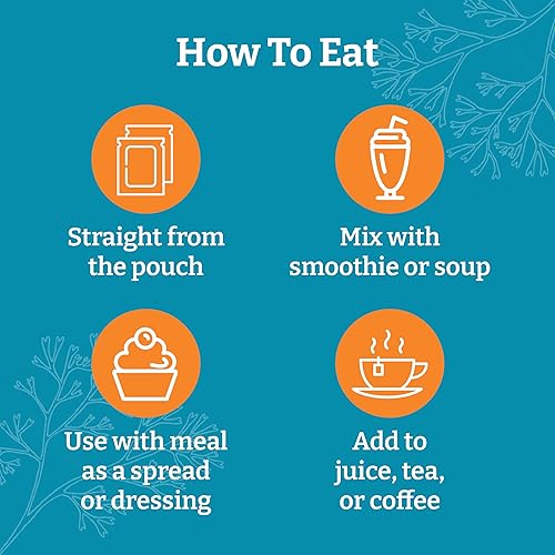 Miniatura 6 de Yemayá Gel orgánico de musgo marino orgánico crudo Gel de masa marina silvestre mejorado con fruta real, apoya la inmunidad, la energía, la