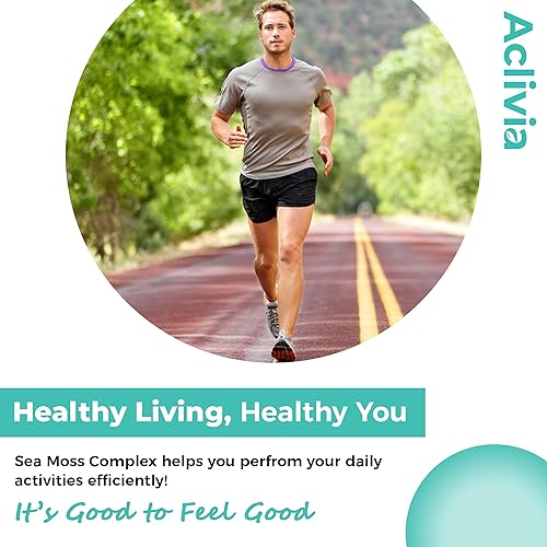 Miniatura 7 de Cápsulas orgánicas de musgo marino irlandés con vejiga y raíz de bardana - Suplemento de musgo marino de 102 minerales - Apoyo a la tiroides,