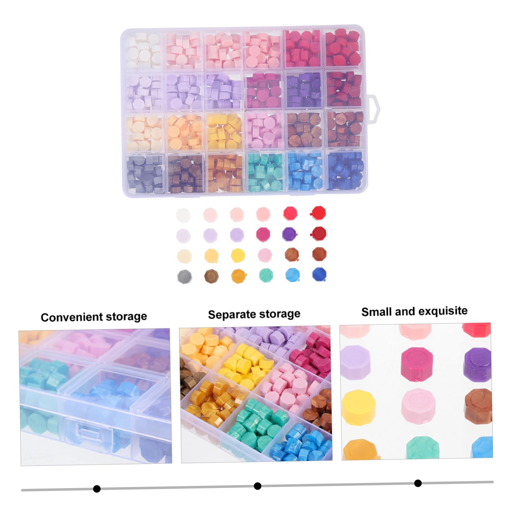 Cuentas de Lacre para Sellar Sobres, 1 Caja, para Tarjetas