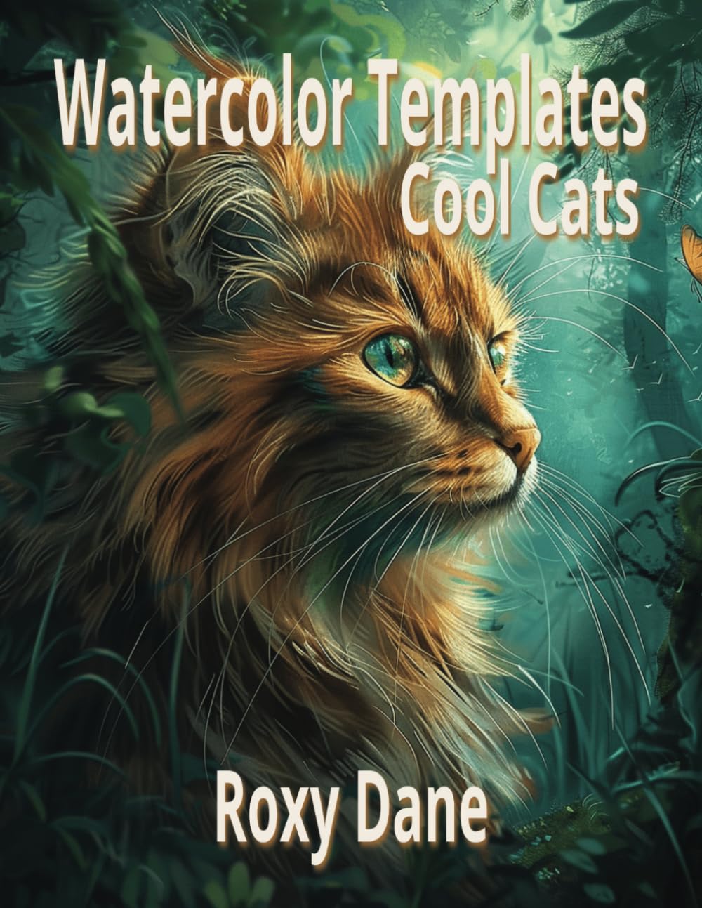 Watercolor Templates, Cool Cats: Watercolor Painting templates can be helpful for those of us who have difficulty in imagining and sketching our own ... designed to help encourage the muse in you.
