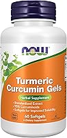 Vista 8 de NOW Cápsulas blandas de curcumina, 120 cápsulas blandas, alimentos