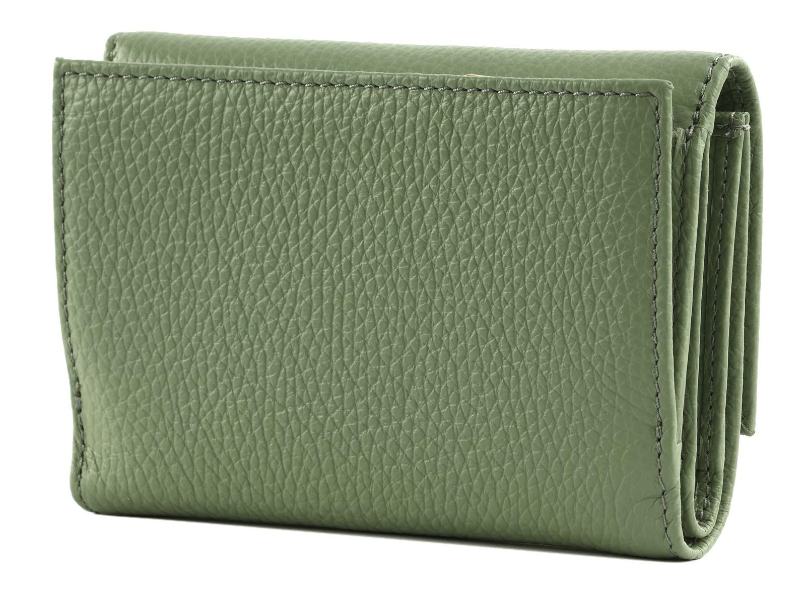 Coccinelle Pelle portafoglio Metallic Soft Wallet Grainy Leather Greenery menta
