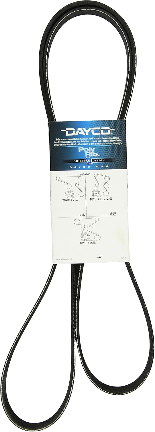 Dayco 5070763 Serpentine Belt , Black