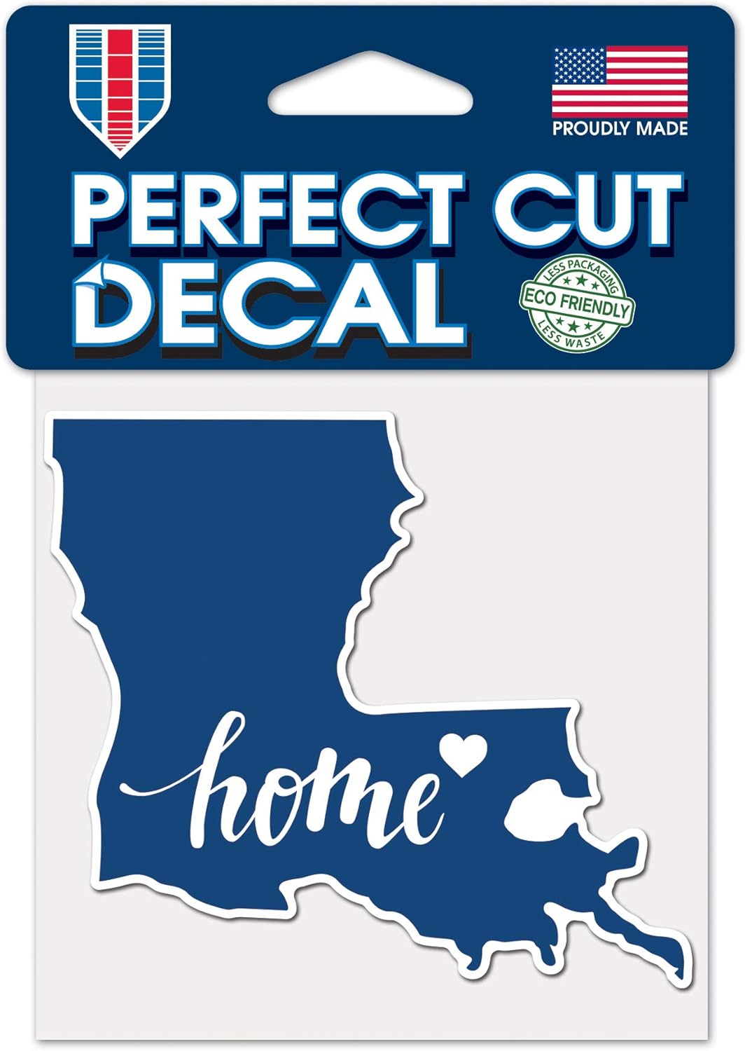 WinCraft Destination Louisiana State/Louisiana Perfect Cut Color Decal 4" x 4"State/Louisiana Perfect Cut Color Decal 4" x 4", Multi, NA