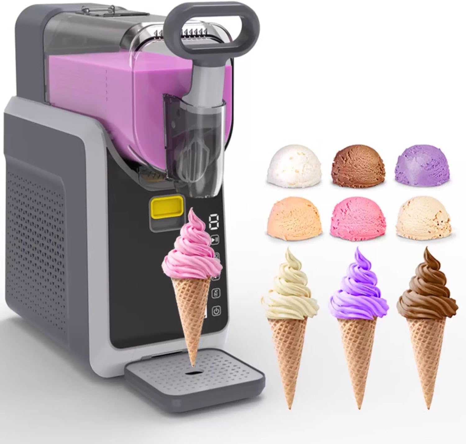 Slushie Machine for Home, 2.0L Frozen Drink Machine – No Ice Needed ...