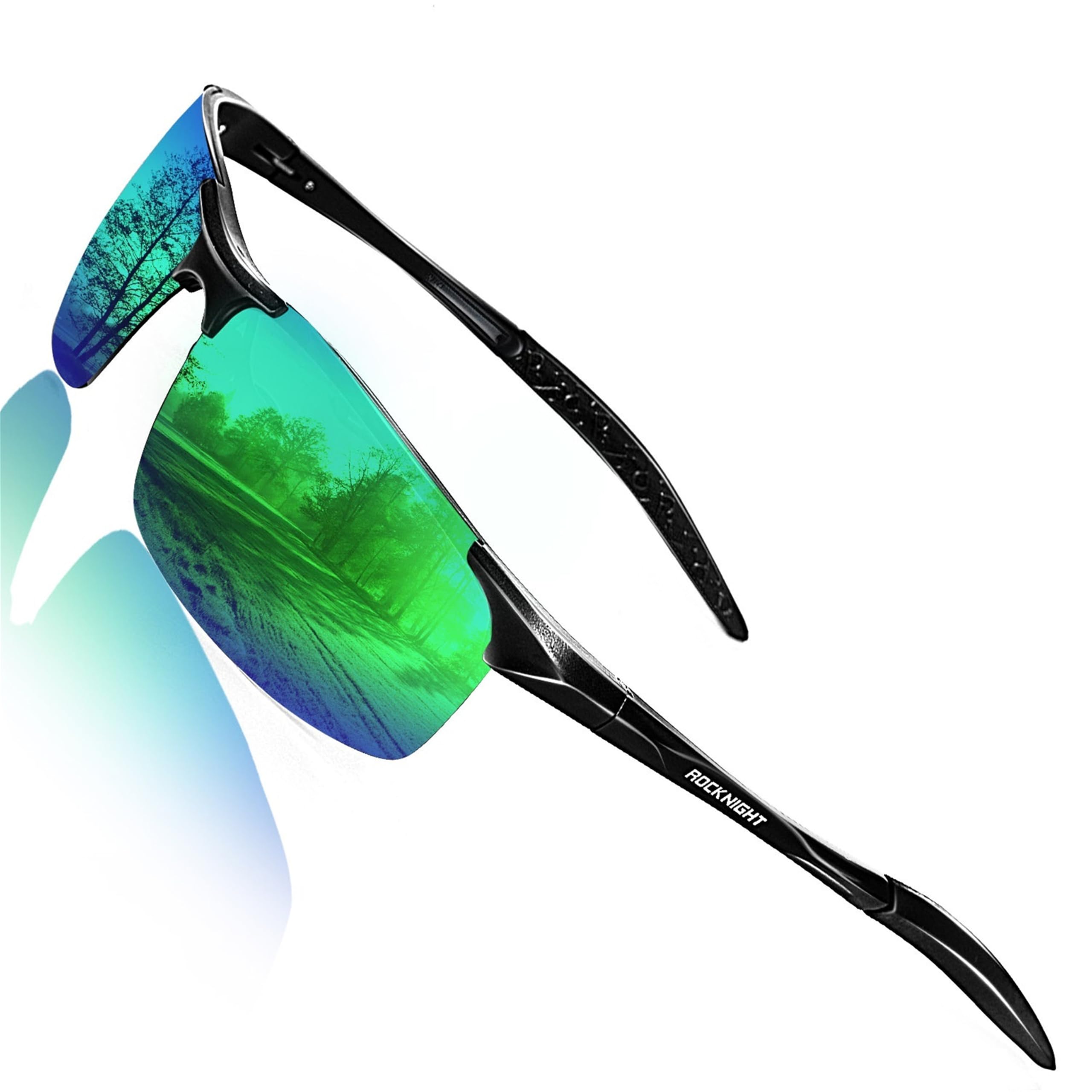 ROCKNIGHT Driving HD Polarized UV Protection UltraLight Golf Fishing UV400 Sports Sunglasses-picture-14