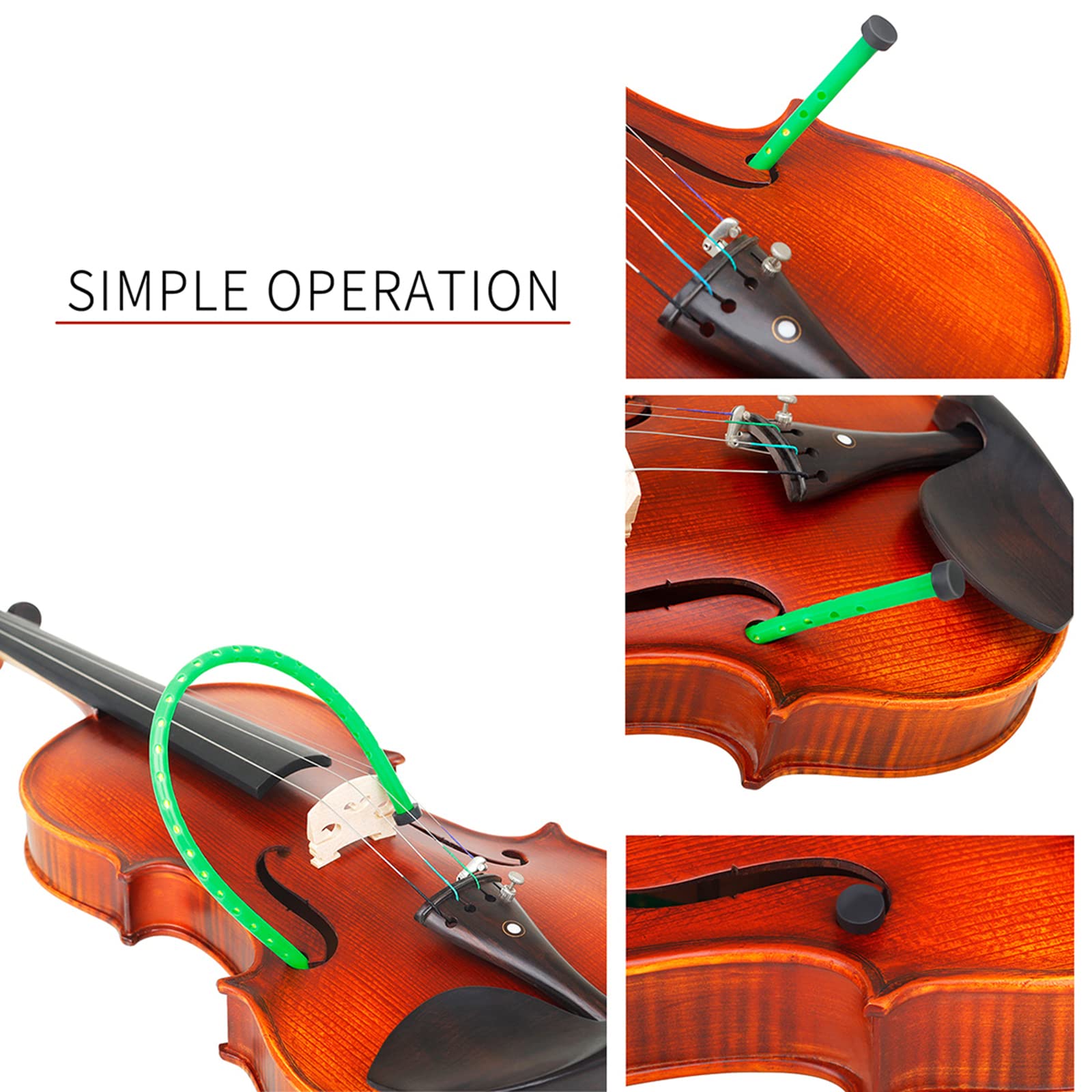 DIIOOMIEEU Violin Sound Hole Humidifier Hole Violin Humidifier Anti-Cracking Humidity Maintenance Instrument Panel Tools