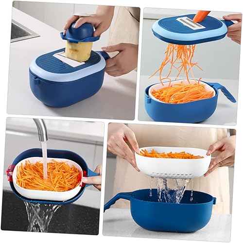 Miniatura 2 de DECHOUS Multifunción Verduras Chopper Cuchillas Separador de Huevos Cortadora Mandolina Cortadora De Verduras