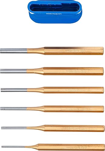 Miniatura 4 de BGS 1651 Juego de punzones de pines, oro/plata/azul, 3-0.315 x 5.906 in, juego de 6 piezas