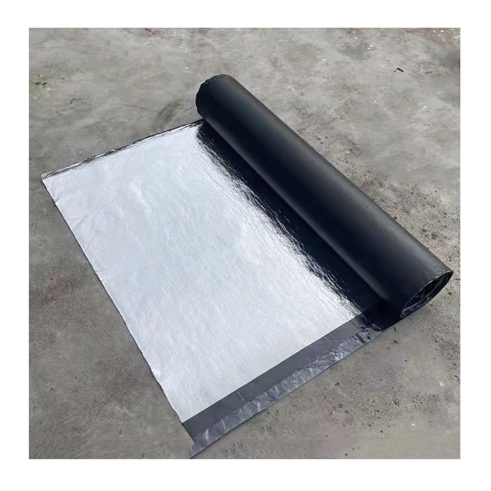 Cintae de Reparación de Tejados，Negro Rollo Adhesivo de Tela Asfáltica，Cinta Asfaltica Autoadhesiva,Cinta de Butilo Impermeable，para Reparación Techos,Goteras,Grietas(THK1.2mm/W0.3*L5m)