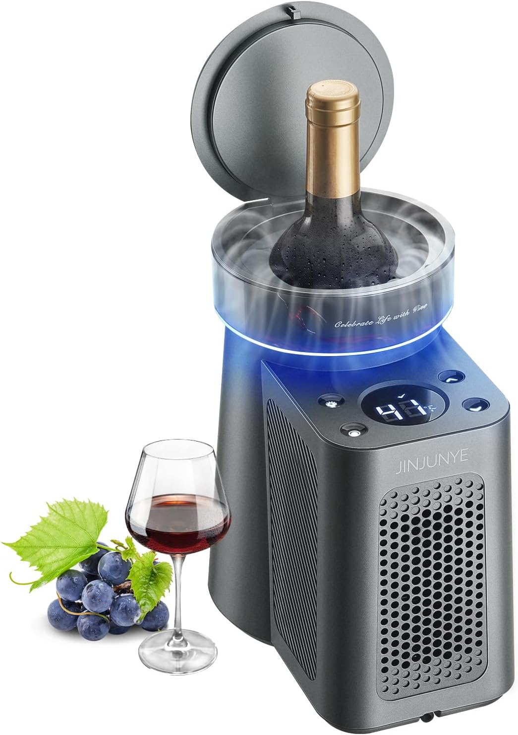 JINJUNYE Wine Chiller Electric, 34°F68°F Adjustable