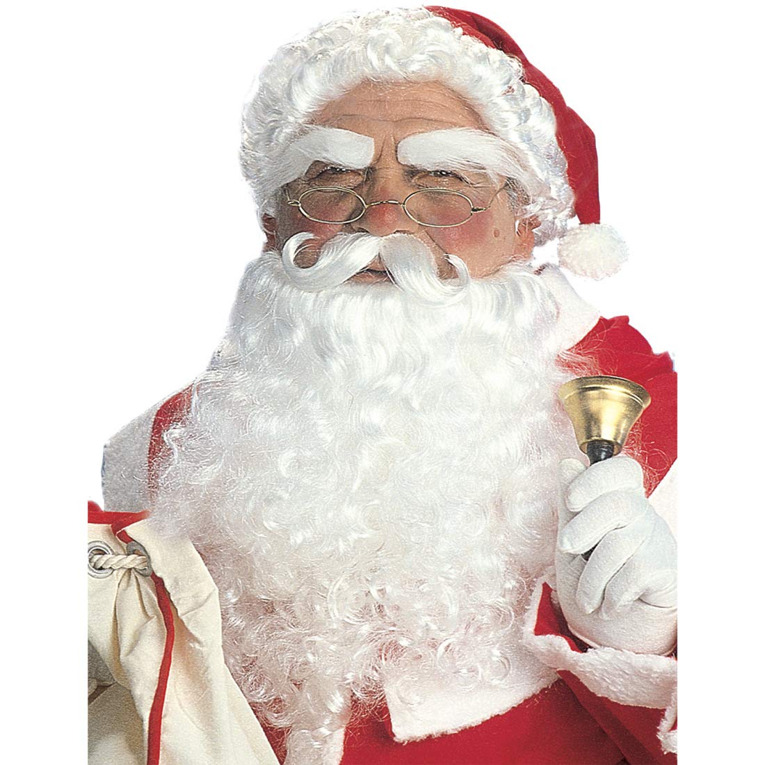 Weihnachtsmann Perücke & Bart Set – Flachsblond, Aus Polypropylen – Für Nikolaus- Oder Magier-Kostüm
