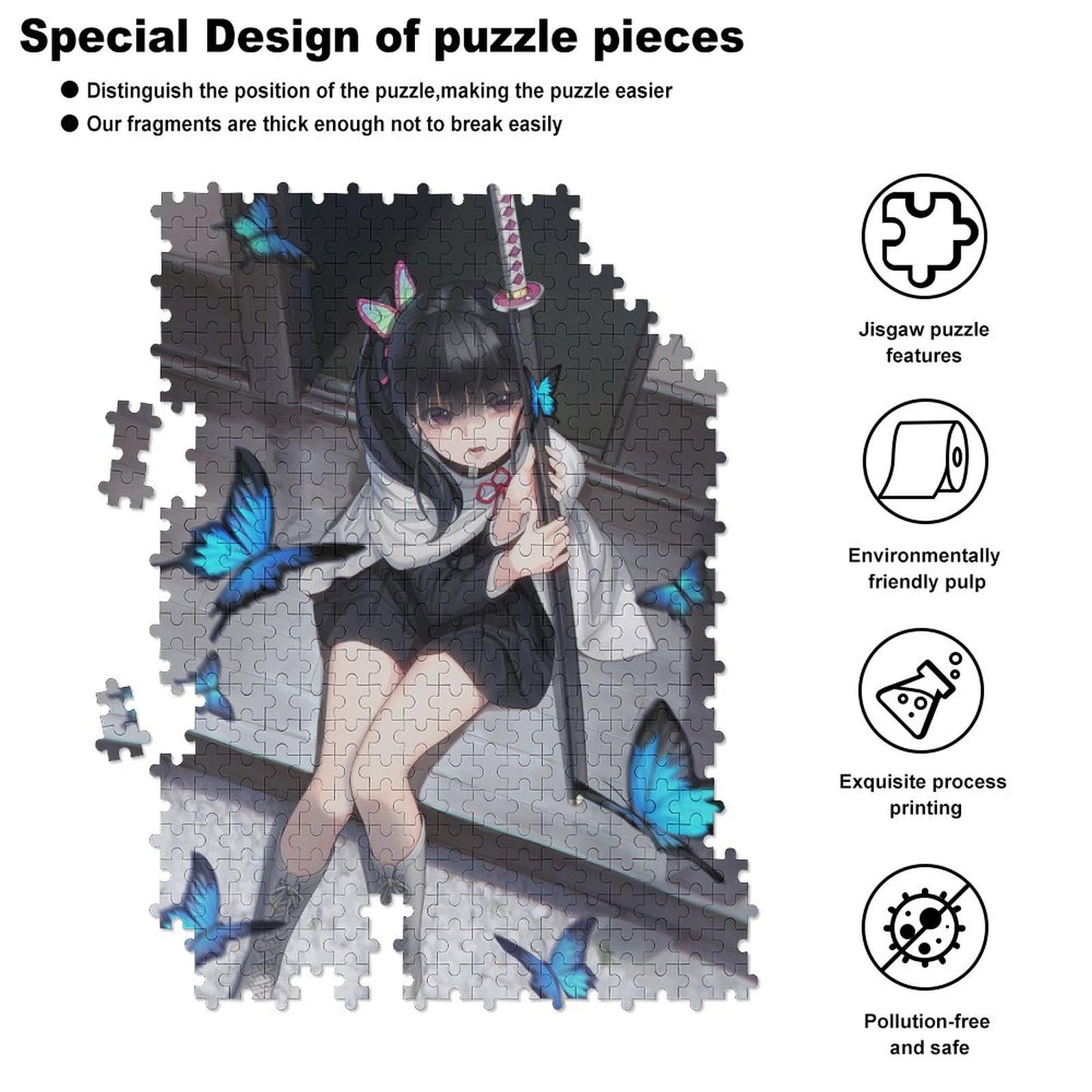 Amazon.co.jp: 鬼滅の刃 ジグソーパズル 500 PCS GMZR851-栗花落カナヲ