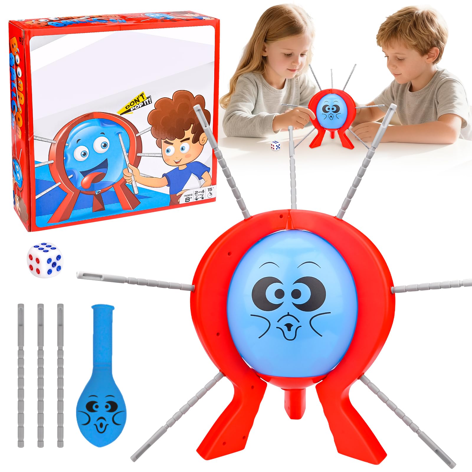 Desktop Balloon Game, Interactive Balloon Burst Game for Kids & Adult, BoomBoom Party Pop the Balloon Family Gathering