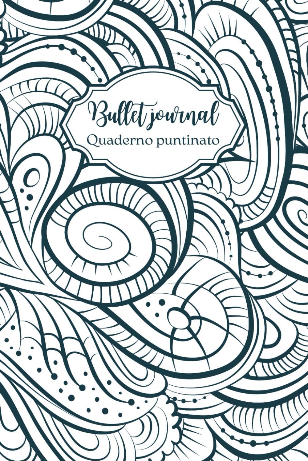 Quaderno Puntinato: Bullet Journal | 6โx9โ (15,24 cmx 22,86 cm) | Dot Grid Journal | Lettering | Calligrafia | Prendere appunti | Taccuino con pagine ... 240 pagine numerate | notebook and planner