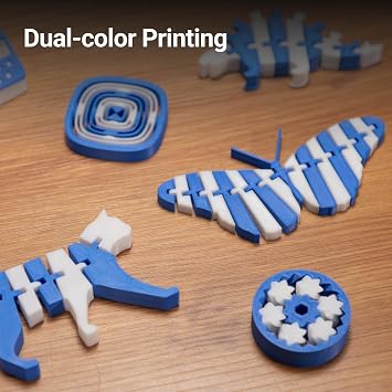 Snapmaker 2.0 Dual Extrusion 3D Printing Module for Dual Material Printing & Dual Color Printing and Breakaway&Dissolvable Support Printing,Compatible with A350T/A350/F350/A250T/A250/F250 3D Printer