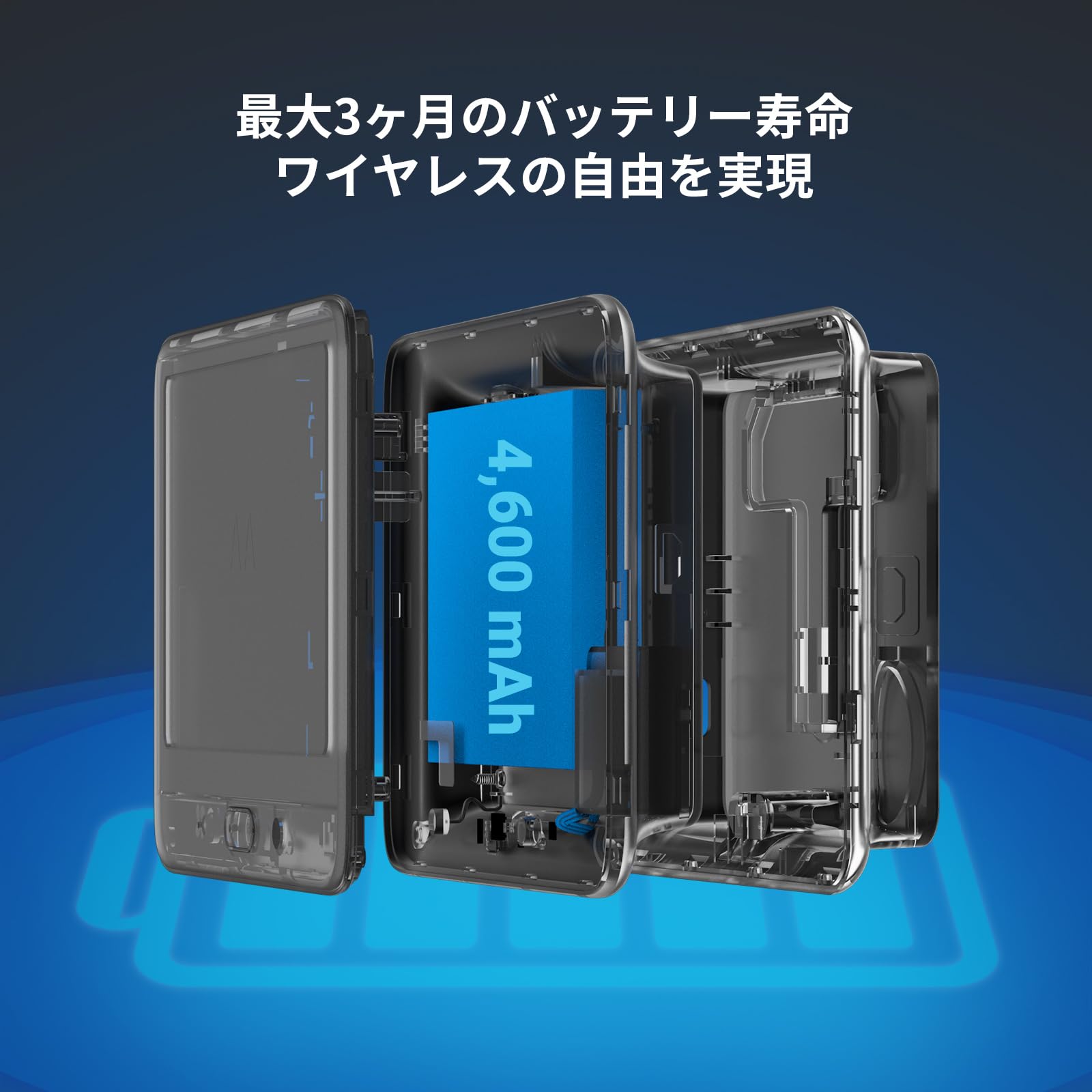 Amazon.co.jp: EZVIZ Wireless Smart Peephole ドアベルカメラ, 4.3