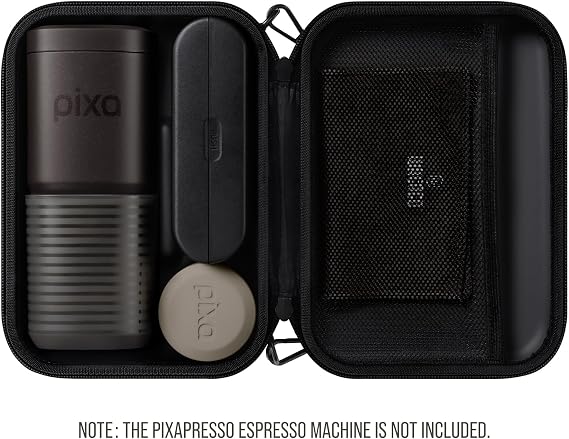 WACACO Pixapresso Tuscan Red with Case