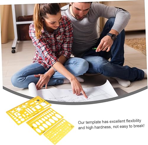 Miniatura 7 de Plantilla Regla Círculo Herramienta de Dibujo Plantilla Arquitectura Círculo Plantilla Oval Plantillas Geométricas Dibujos Plantillas Círculo