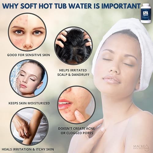Miniatura 5 de Spa Marvel - Tratamiento y acondicionador más esponja absorbente de aceite para bañera de hidromasaje, 1 paquete