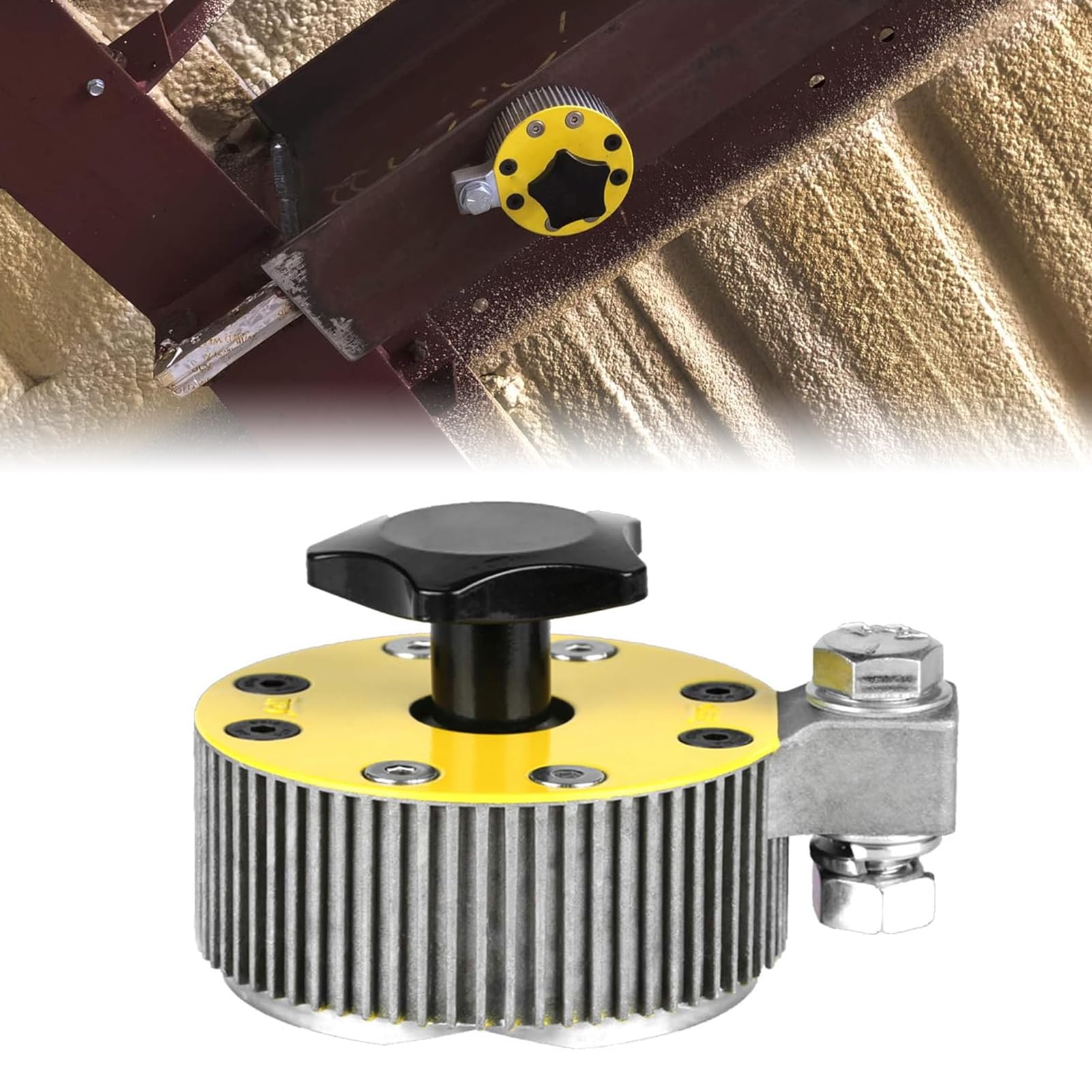 FTVOGUE Magnetyczny Zacisk Podstawy do Uziemienia Spawalniczego, Uchwyt Spawalniczy z Przełączanym Magnesem NdFeB 600 Amp 89 Kgf, łatwe w Czyszczeniu Złącze Uziemiające do Spawarki Obróbka Metali