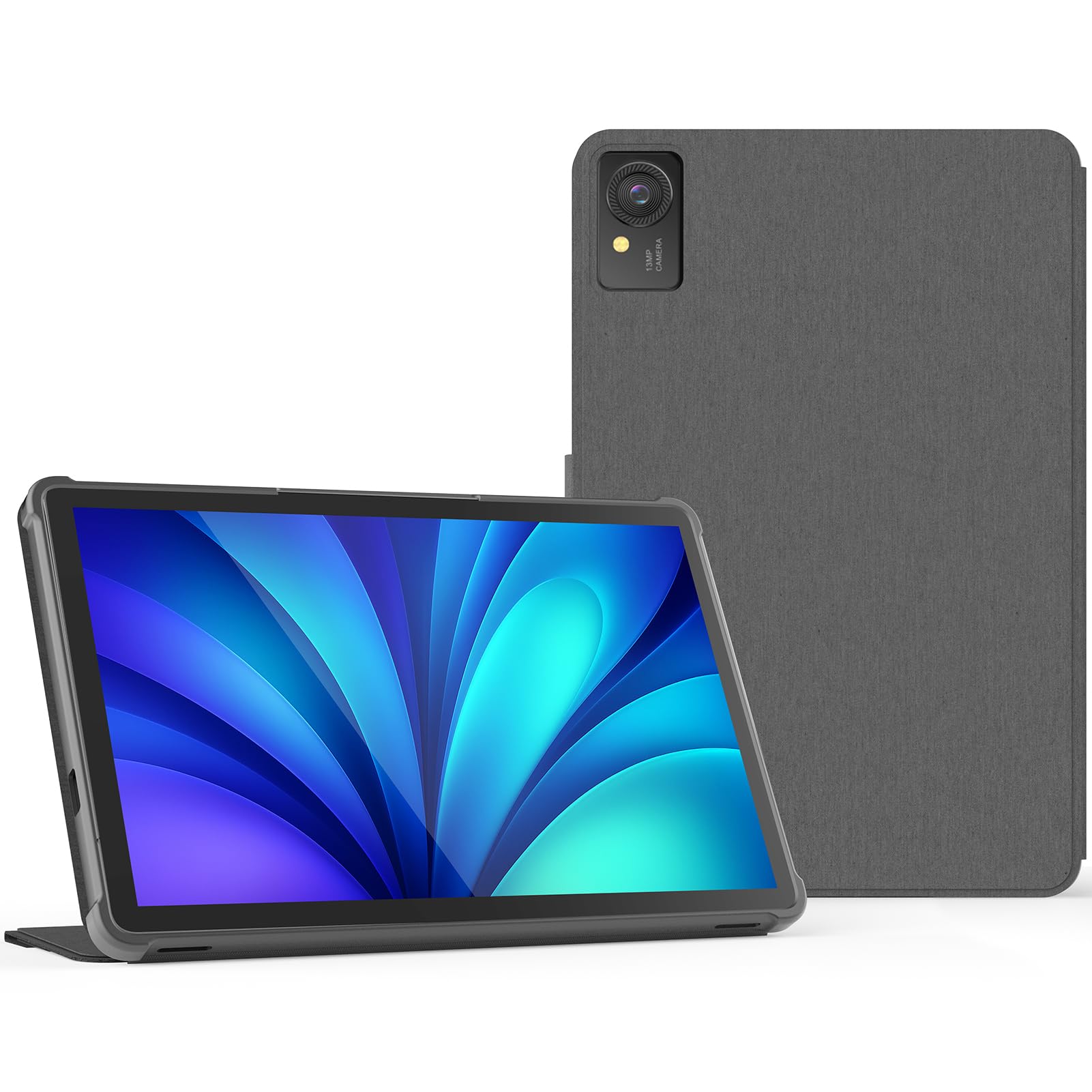 【PHILIPS T8015 専用】タブレットケース カバー 手帳型 薄型 軽量 スタンド機能付き 耐衝撃 PUレザー フィリップス T8015 保護ケース