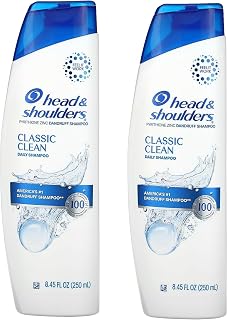 Head & Shoulders クラシッククリーン デイリーシャンプー、フケ防止、ピリチオン亜鉛配合、250ml、2本セット