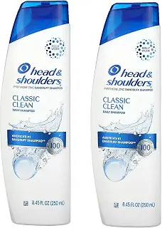 Head & Shoulders クラシッククリーン デイリーシャンプー、フケ防止、ピリチオン亜鉛配合、250ml、2本セット