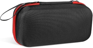 WOONEKY Bolsa para Compresor de Aire de Coche Organizador Resistente de Almacenamiento para Inflador de Neumáticos Diseño Compacto con Cremallera Roja Fabricada Oxford y EVA para Guardar