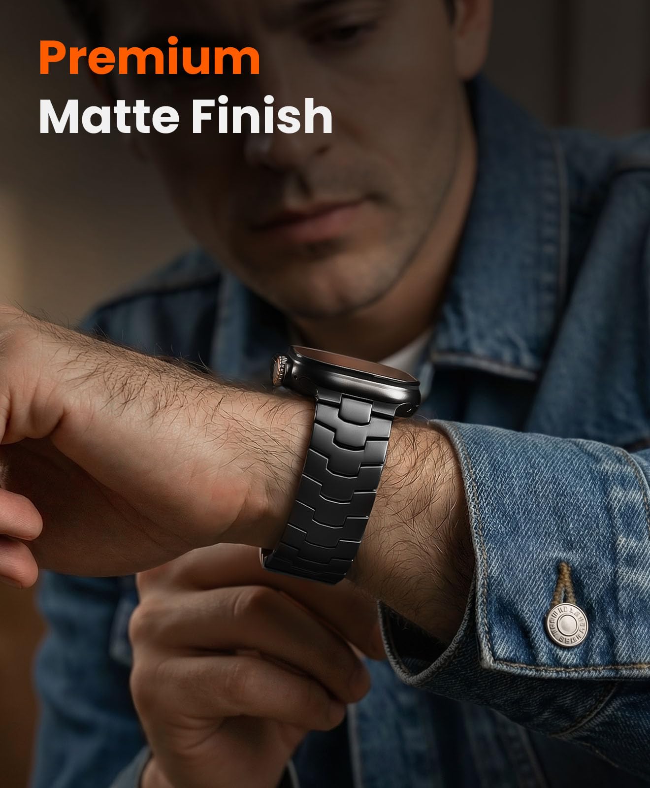 AGIS02 Cinturino in Titanio per Apple Watch Ultra 3/2/1 49mm 46mm