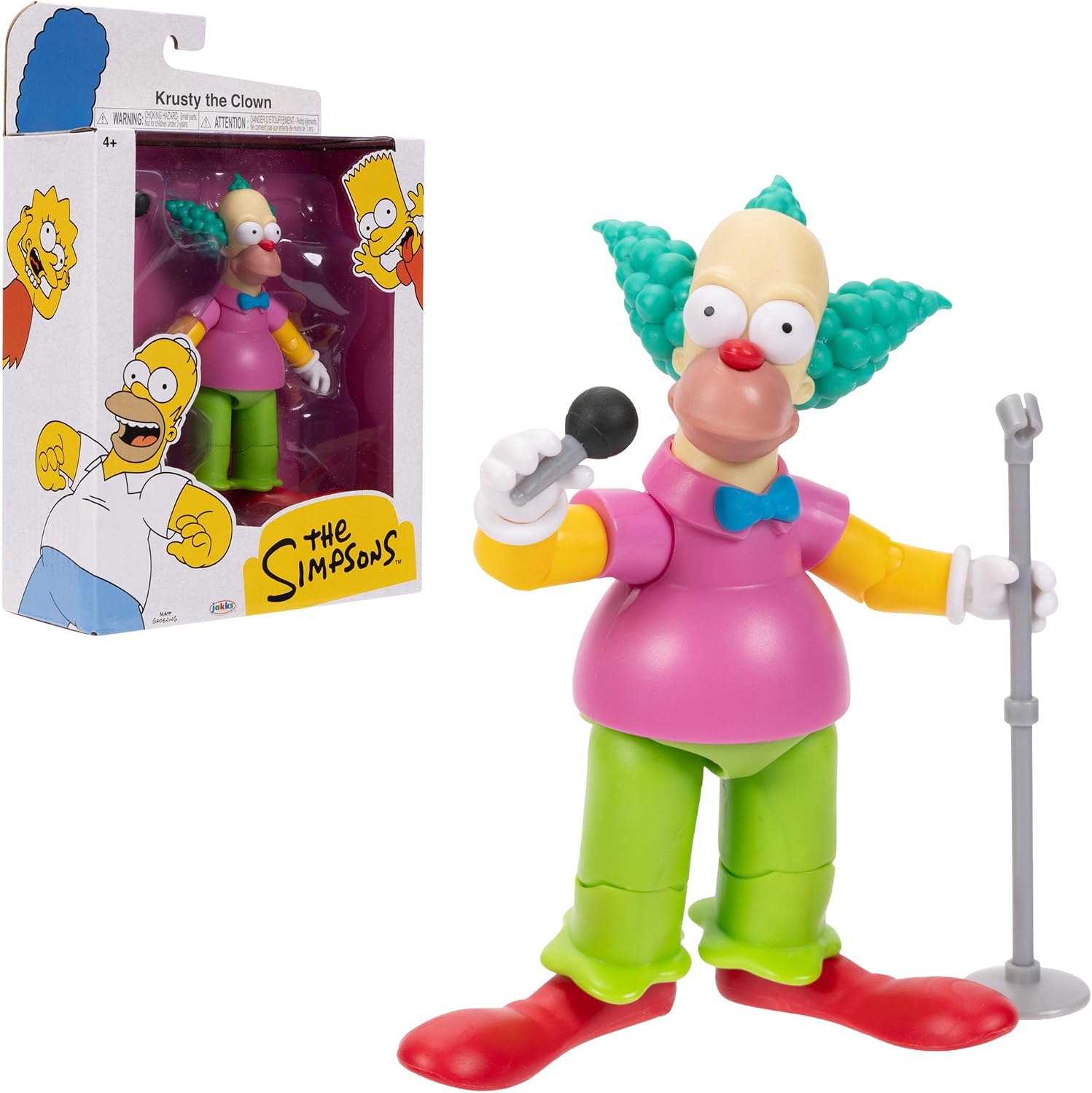 The Simpsons 5" Krusty Collectible Action Figure