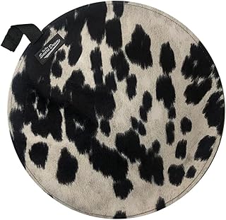 Big Fat Snare Drum - Cow Moo Faux Suede 14” (Black)