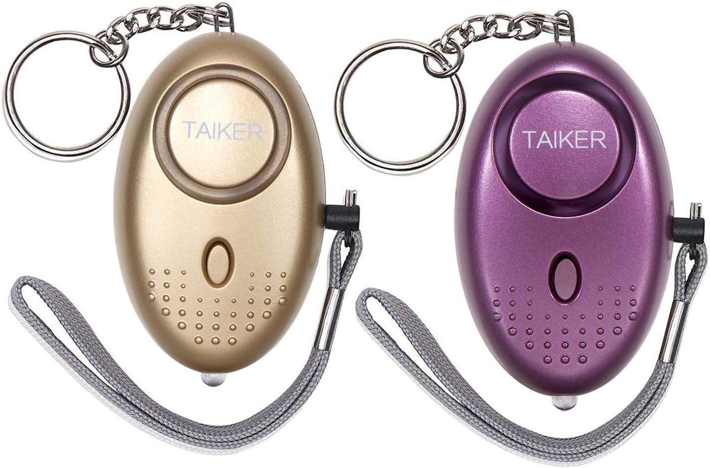 Taiker Personal Alarm for Women 140DB Emergency Self-Defense Security Alarm Keychain with LED Light for Women Kids and Elders-2 Pack