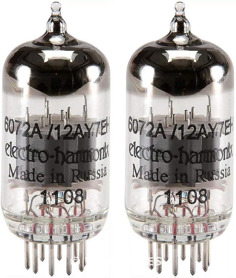 Brand New Gain Matched Pair (2) Electro-Harmonix 12AY7 / 6072A Vacuum Tubes