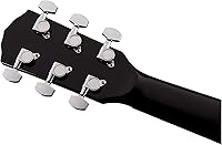 Vista 9 de Fender CD-60S Dreadnought - Guitarra acústica con 2 años de garantía, color negro