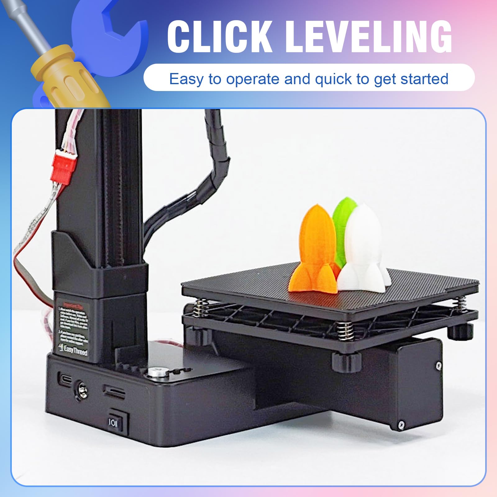 プリンター・複合機 EasyThreed K10 Amazon | EasyThreed 3Dプリンター K10 小型エントリーレベル 楽しい3D