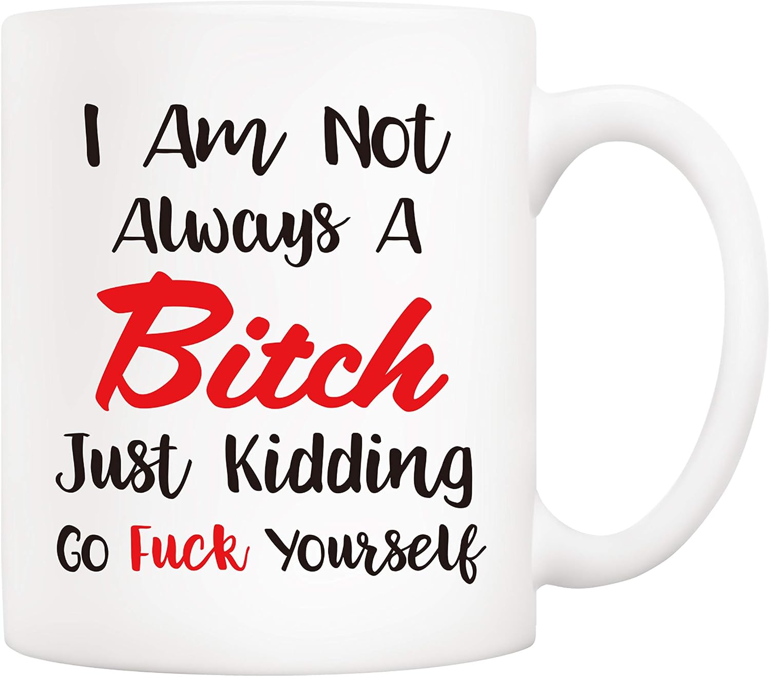 5Aup Christmas Gifts Funny Quote Coffee Mug, Novelty Ceramic Cups 11Oz, Unique Birthday and Holiday Gifts for Her, Women