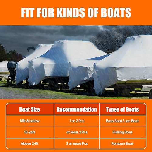 Miniatura 6 de Poste de soporte para cubierta de barco, 1 poste de soporte telescópico ajustable SPCC de acero de 20 a 74 pulgadas con 3 correas para pontón, barco