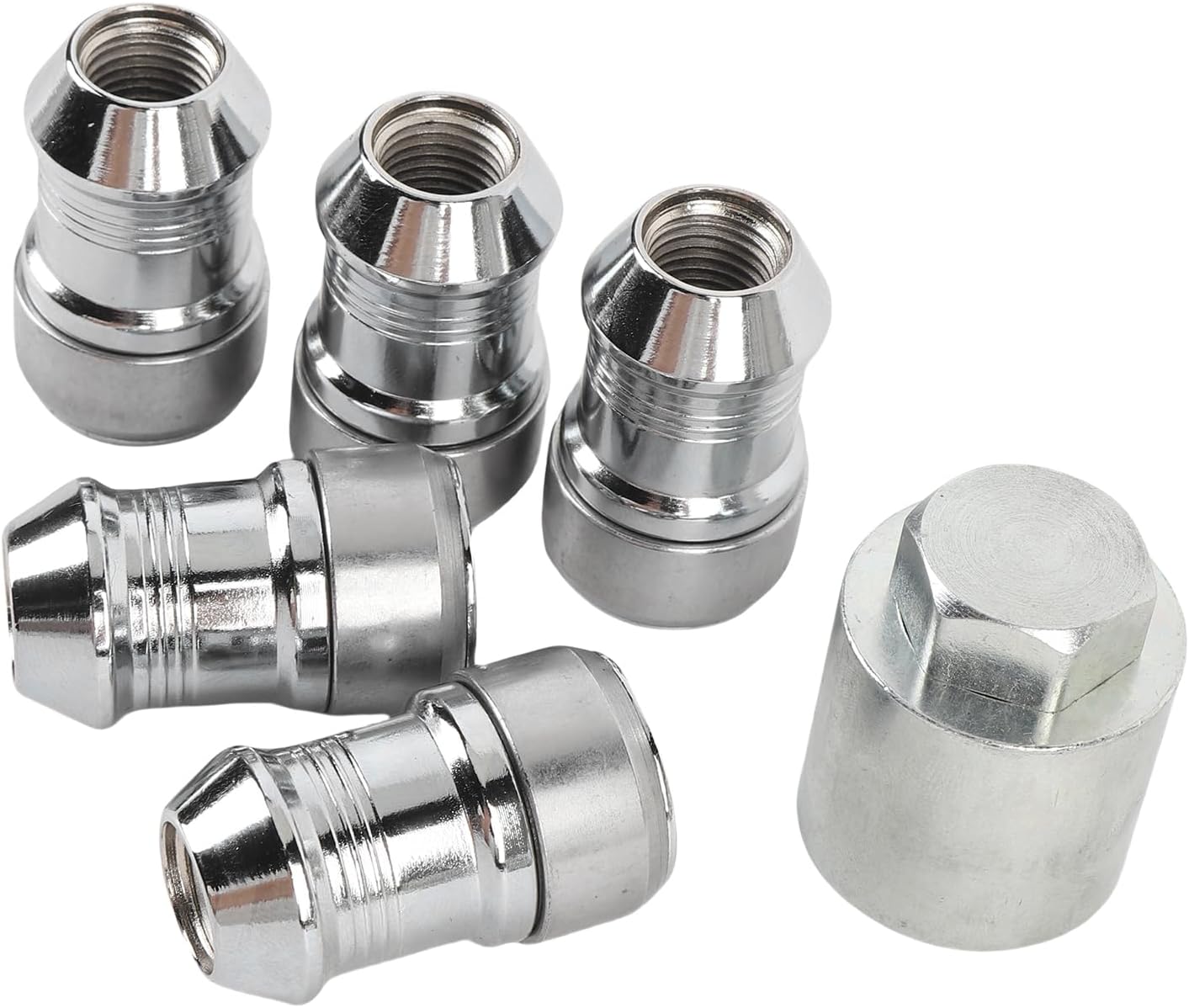 POCREATION Wheel Lock Set 82215711AA Locking Bolts Anti Theft Lug Nuts for JL JT 2018-2025