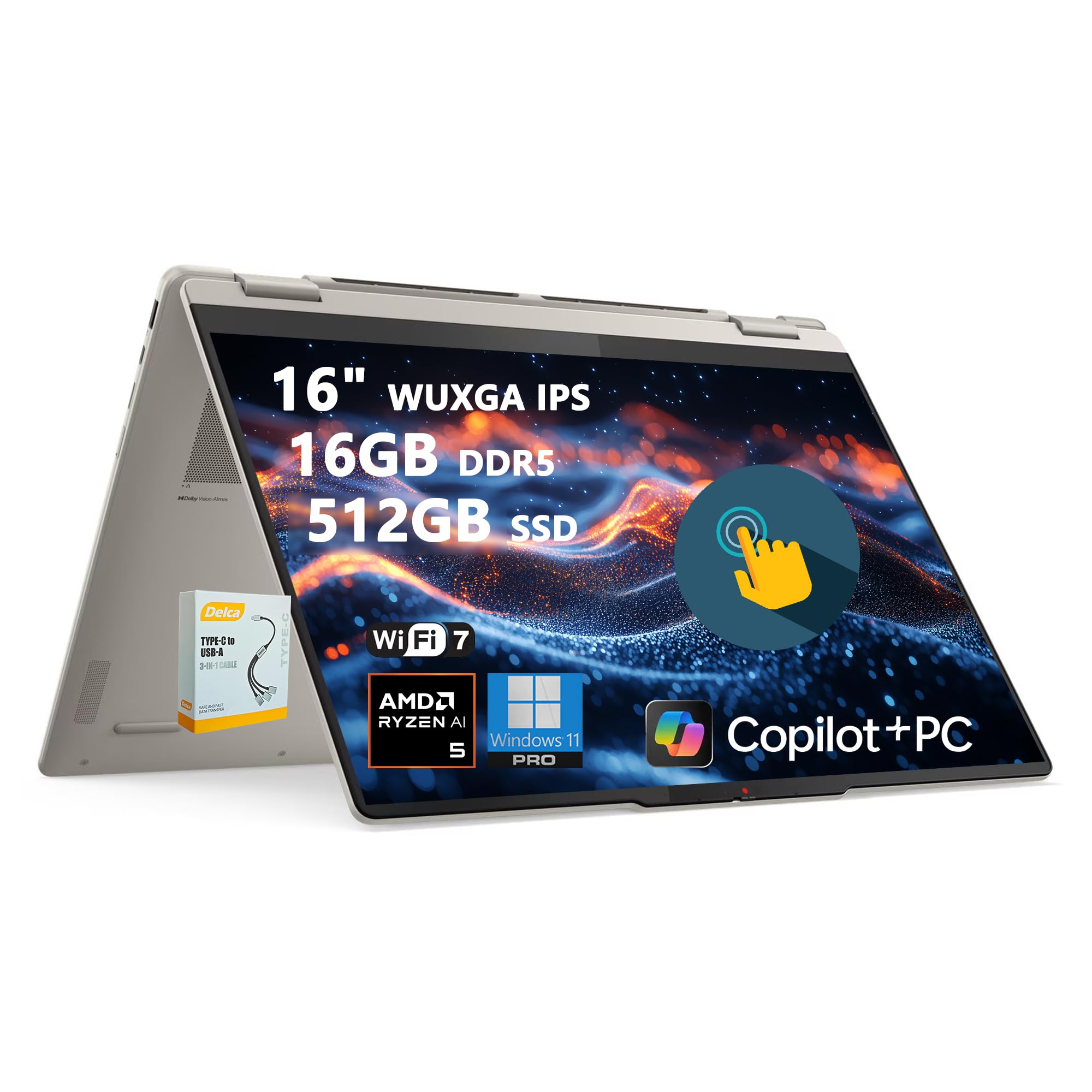 Amazon.com: Lenovo Yoga 7 2-in-1 AI PC Laptop | 16