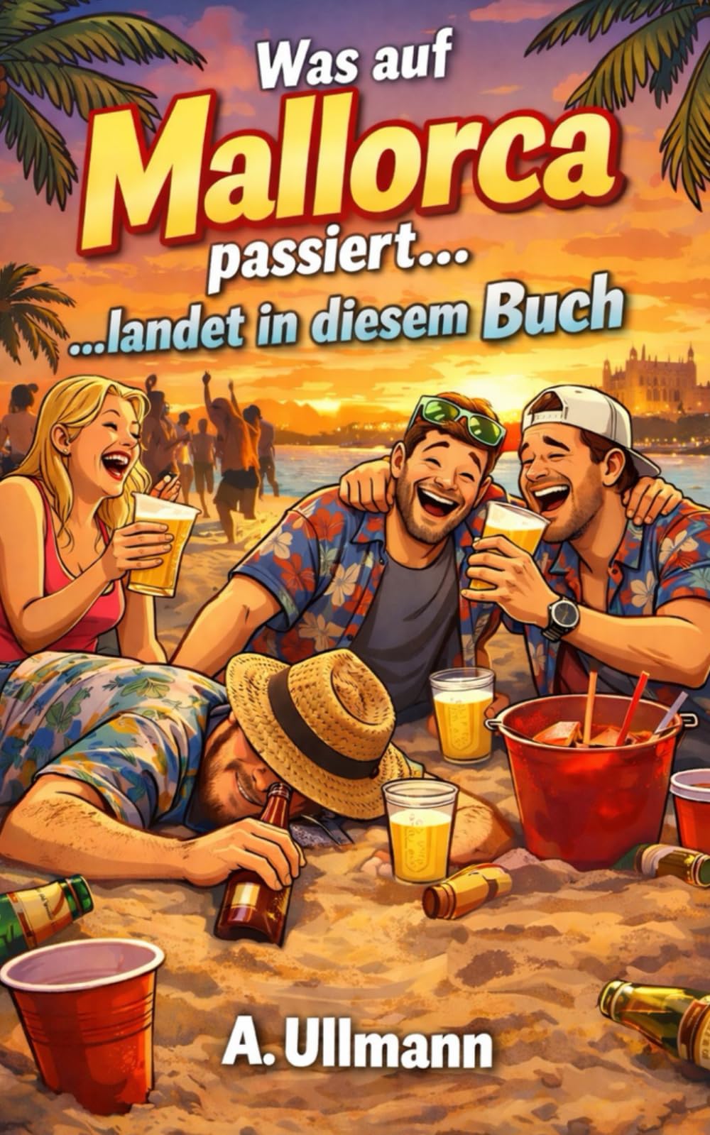 Was auf Mallorca passiert... landet in diesem Buch - Peinliche & legendäre Saufgeschichten: Das perfekte Buch für alle Malle Fans
