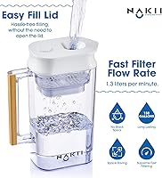 Vista 4 de Filtro de agua Nakii de larga duración, filtrado rápido con tecnología patentada ACF tecnología militar.