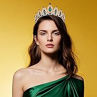 Vista 61 de Kamirola - Corona de reina y tiaras corona de princesa para mujeres y niñas, diademas de cristal para novia, princesa para bodas y fiestas (01)