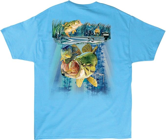 Guy Harvey Nitro Bass Aqua Blue Pocket 